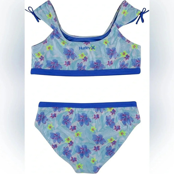 Hurley Girl's UPF 50+ Bikini Swimsuit  Set - Picture 1 of 10